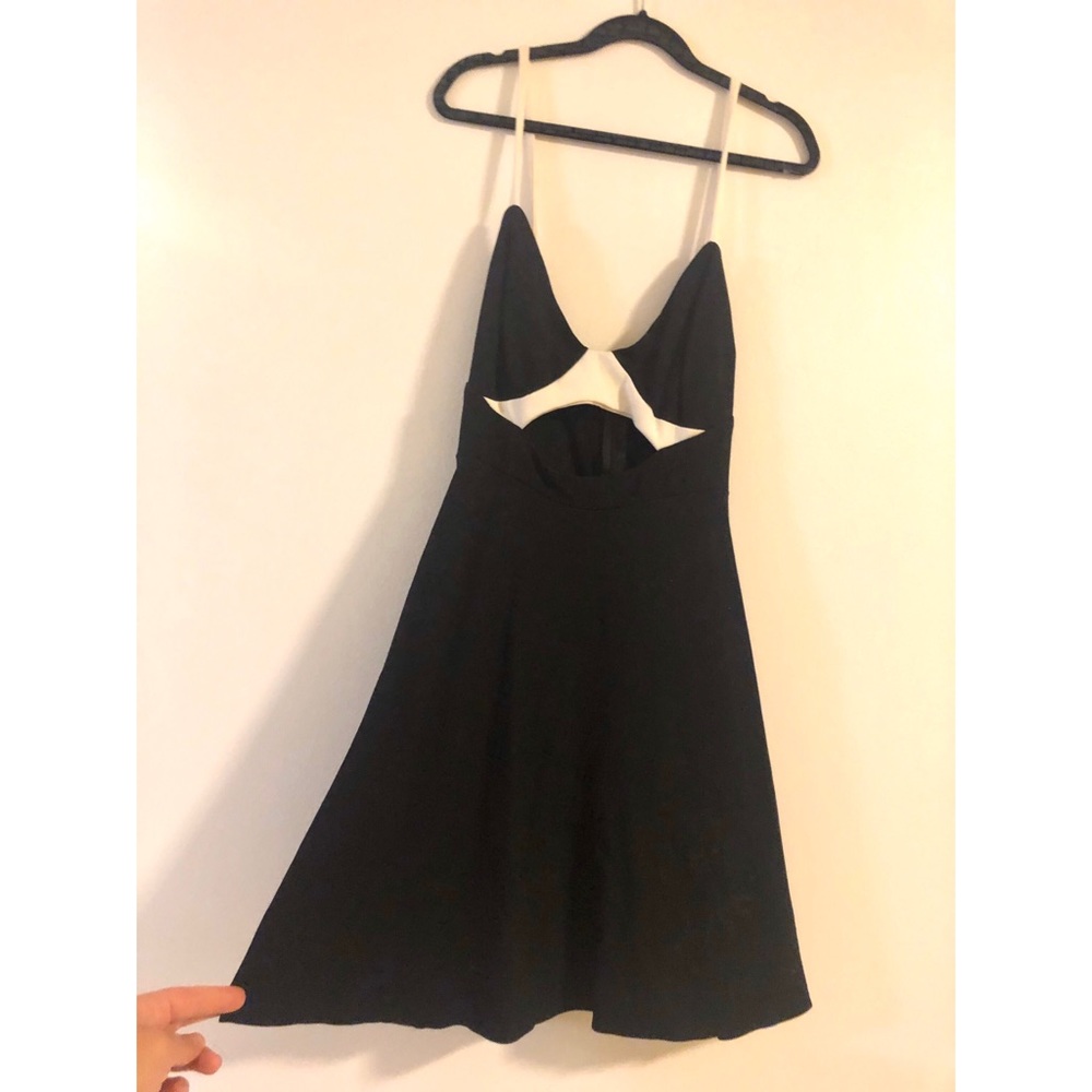 Black & White dress with middle cut out